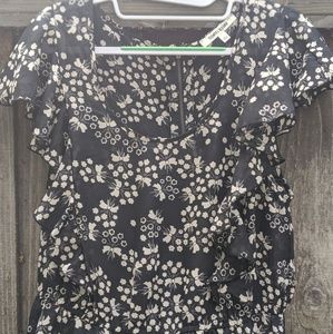 Moving sale! NWOT ✨ Beautiful Ruffled Black Dress